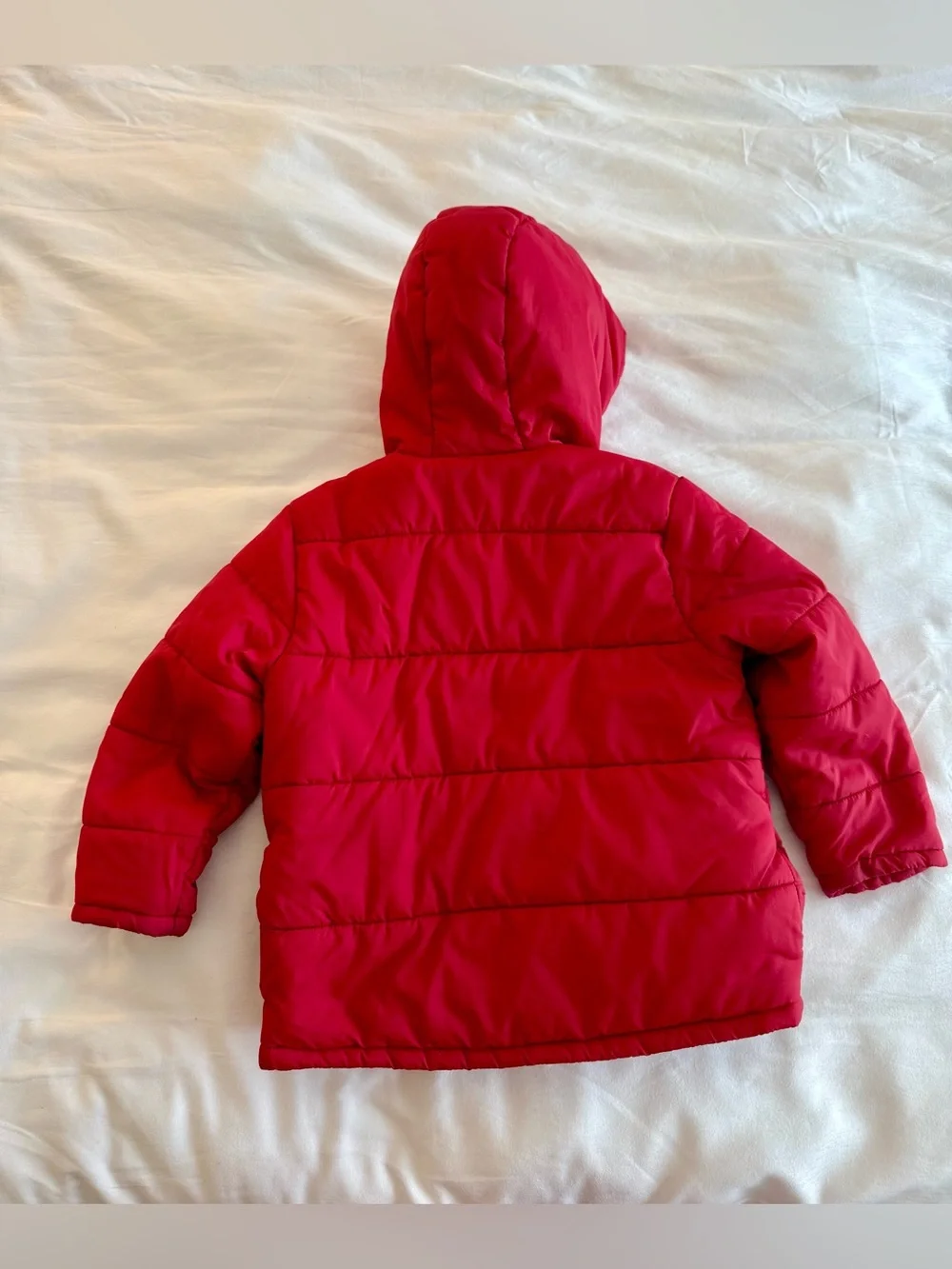 Arsenal Kids Red Puffer Jacket with Hood  - size 2T-3T